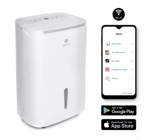 Odvlhčovač vzduchu G21 Impact 30, kapacita 30 l / 24h, WiFi
