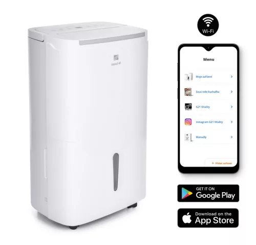 Odvlhčovač vzduchu G21 Impact 40, kapacita 40 l / 24h, WiFi