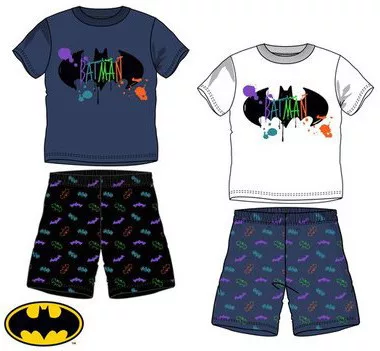 Detské krátke pyžamo Batman Graffiti 3 - 8 rokov / 98 - 128 cm