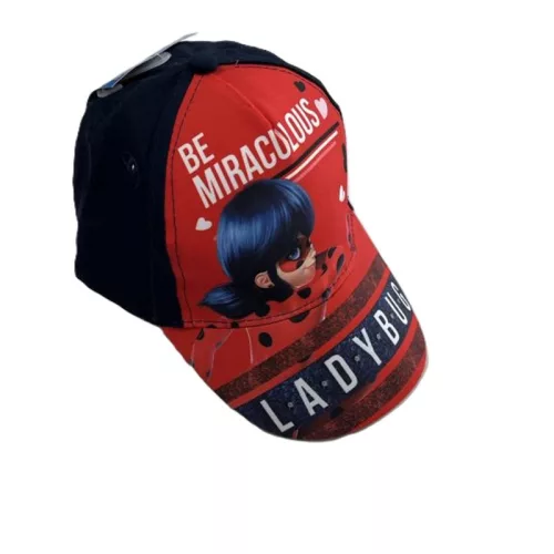 Detská baseballová čiapka Be Hero Adventures s motívom lienky a čiernej mačky 52-54 cm