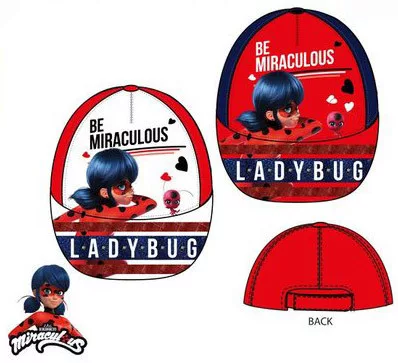 Detská baseballová čiapka Be Hero Adventures s motívom lienky a čiernej mačky 52-54 cm