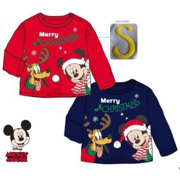 Disney Mickey Karácsonyi baba póló, felső 6-24 hó