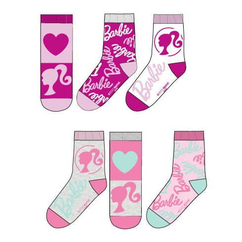 Barbie Pink gyerek zokni 23-34
