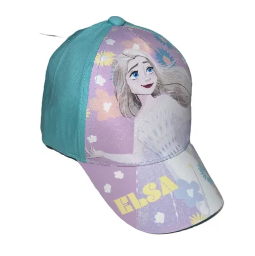 Detská baseballová čiapka Disney Ľadové kráľovstvo Elsa Flower 52-54 cm