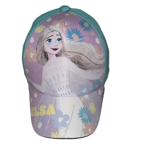 Detská baseballová čiapka Disney Ľadové kráľovstvo Elsa Flower 52-54 cm