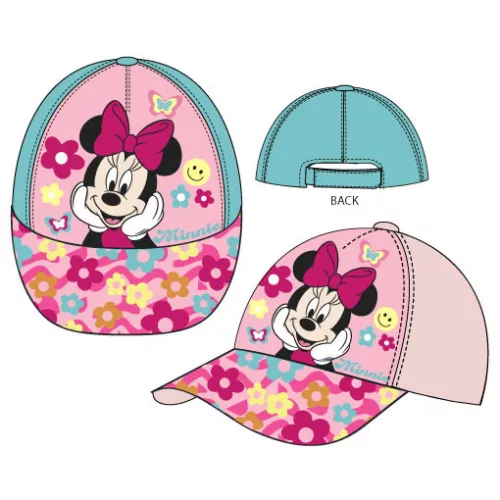 Detská baseballová šiltovka Disney Minnie Smile 52-54 cm