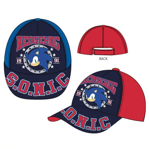 Detská baseballová šiltovka Sonic the Hedgehog Turbo 52-54 cm
