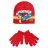 Disney Mickey Skate gyerek sapka + kesztyű szett 52-54 cm