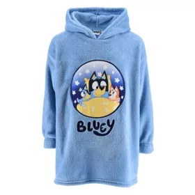 Bluey Stars Kuschel-Fleecedecke, Poncho 6-8 Jahre