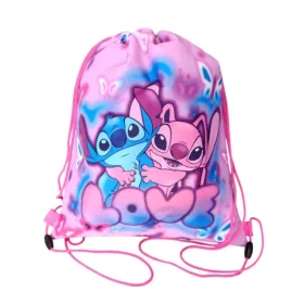   Disney Lilo a Stitch, športová taška The Star Dog Love, taška do posilňovne 37 cm