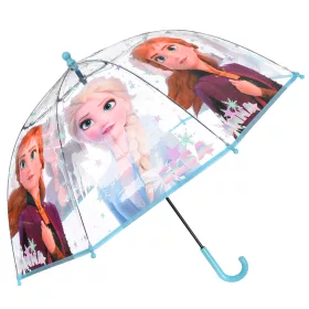   Transparenter Kinderregenschirm mit Disney Frozen Stars, Ø72 cm