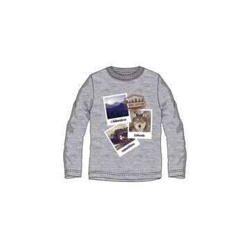 Ushuaia Pictures Szürke férfi otthoni póló S-XXL