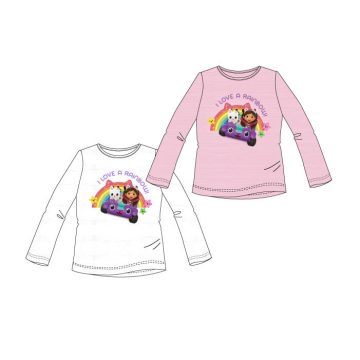   Gabi babaháza Rainbow gyerek hosszú póló, felső 3 - 8 év / 98 - 128 cm