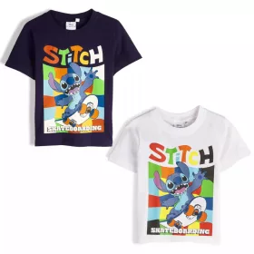   Disney Lilo und Stitch, Der Sternenhund Skateboarden Kinder Kurzarm-T-Shirt