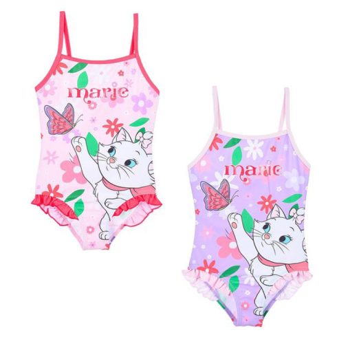 Disney Marie cica Flowers gyerek fürdőruha, úszó 3 - 6 év / 98 - 116 cm