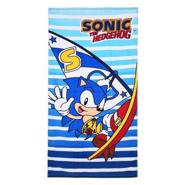   Sonic a sündisznó Surf fürdőlepedő, strand törölköző 70x140cm