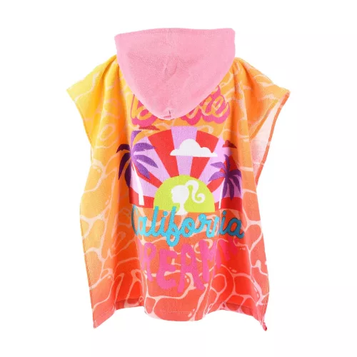 Barbie Los Angeles Strandtuch-Poncho 55x110 cm