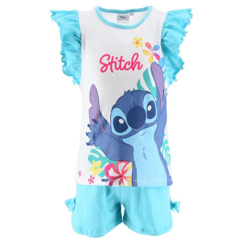 Disney Lilo és Stitch, A csillagkutya Happy gyerek rövid pizsama 3-8 év