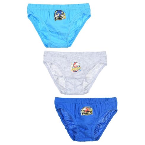 Sonic a sündisznó gyerek fehérnemű, alsó 3 darab/csomag