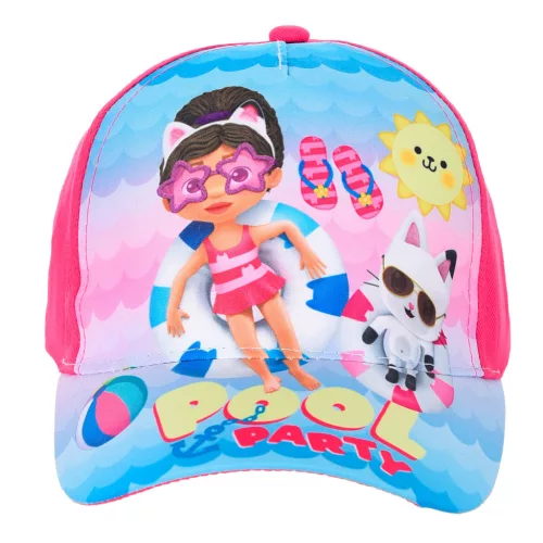 Gabiin domček pre bábiky Pool Party Pink detská baseballová čiapka 54 cm