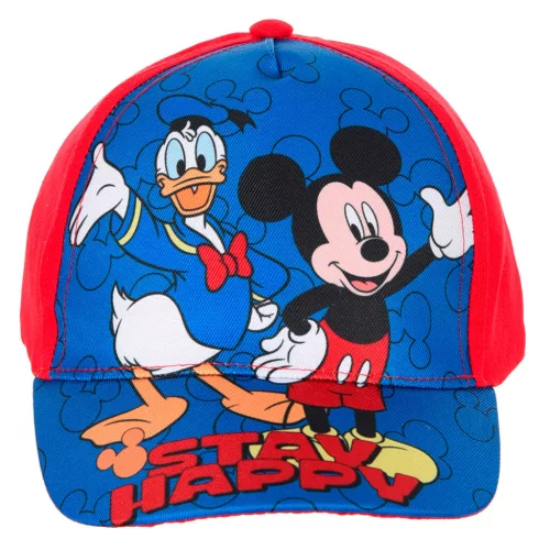 Detská baseballová šiltovka Disney Mickey Stay Happy 54 cm