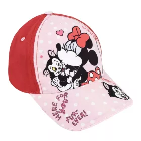   Detská baseballová šiltovka Disney Minnie All My Love Red 54 cm