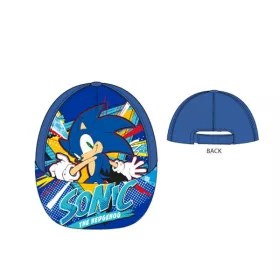   Detská baseballová čiapka Sonic the Hedgehog Ring Runner modrá 52 cm
