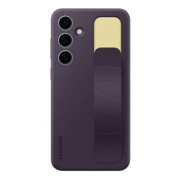   Samsung Galaxy S24 Plus Stand Grip gyári tok, Sötét lila, EF-GS938CBEGWW-B-IT