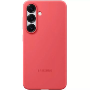   Samsung Galaxy S25+ Silicone Cover, gyári szilikon tok, piros (Új, Csomagolássérült)
