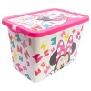 Plastový úložný box Disney Minnie Edgy Bows 7 l