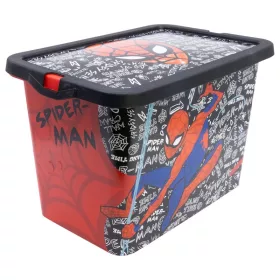 Plastový úložný box Spiderman Urban Web 7 l