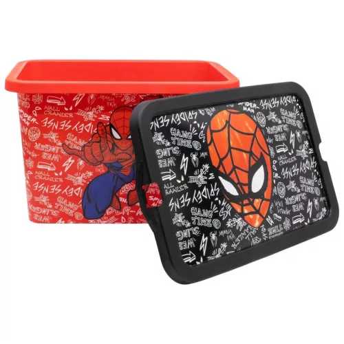 Plastový úložný box Spiderman Urban Web 7 l