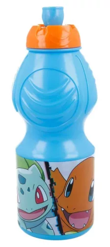 Plastová športová fľaša Pokémon Battle 400 ml