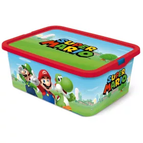 Plastový úložný box Super Mario Mushroom Kingdom 13 l