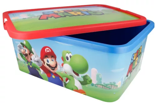Plastový úložný box Super Mario Mushroom Kingdom 13 l
