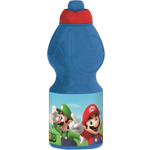 Super Mario Mushroom Kingdom kulacs, sportpalack 400 ml