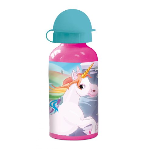 Unikornis Rainbow alumínium kulacs 400 ml
