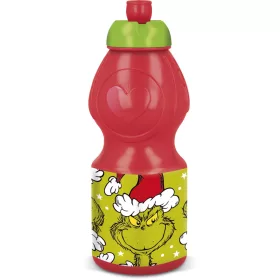 Grinch-Weihnachtsstreich-Sportflasche aus Kunststoff, 400 ml