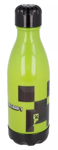 Plastová fľaša Minecraft Creeper so skrutkovacím uzáverom 560 ml