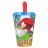 Sonic a sündisznó Speedy szívószálas pohár, műanyag 430 ml