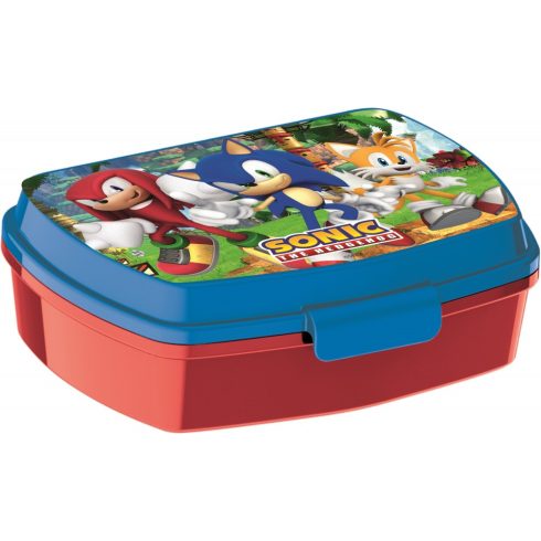 Sonic a sündisznó Friends funny műanyag szendvicsdoboz