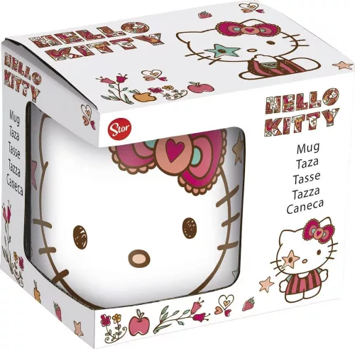 Hello Kitty Stars porcelán bögre 325 ml (11 oz) Díszdobozban