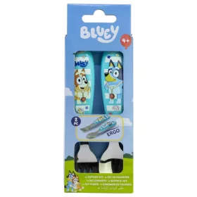 Bluey Yummy ergonomisches Metallbesteckset – 2-teilig
