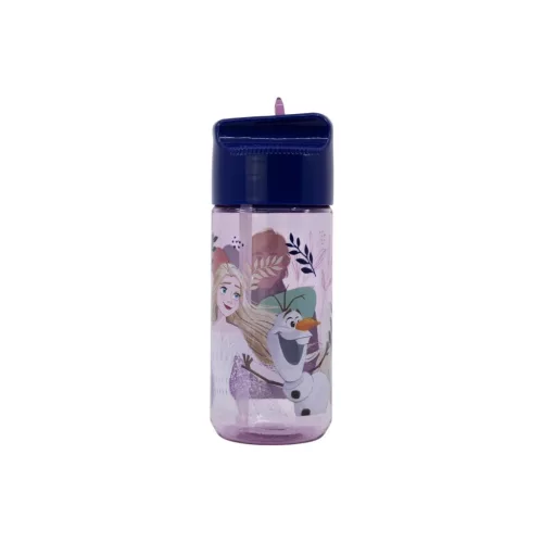 Disney Ľadové kráľovstvo Journey Hydro plastová fľaša so slamkou 430 ml