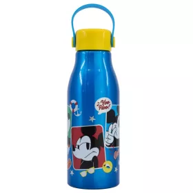   Disney Mickey Fun-Tastic Flexi hliníková fľaša so skrutkovacím uzáverom a vešiakom 760 ml