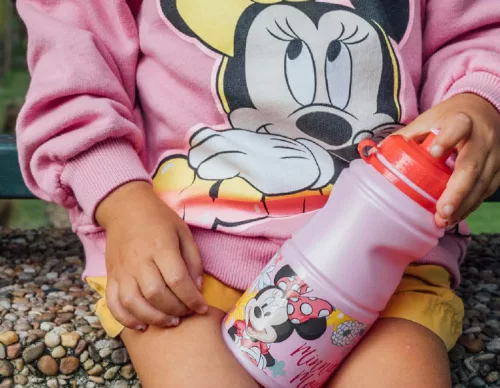 Športová fľaša Disney Minnie Spring Hold plastová 380 ml