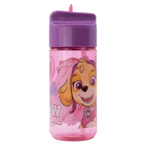 Plastová fľaša Paw Patrol Sketch Hydro so slamkou 430 ml
