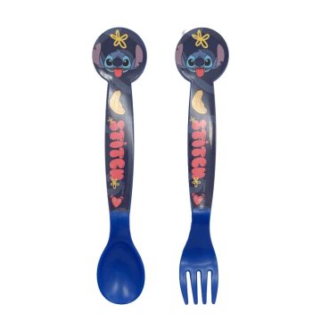   Disney Lilo és Stitch Palms műanyag evőeszköz készlet - 2 darabos