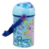 Disney Lilo a Stitch, Hviezdny psí tanec, plastová fľaša so slamkou a vešiakom 450 ml