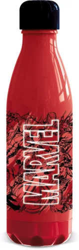 Marvel Červená plastová fľaša so skrutkovacím uzáverom 660 ml